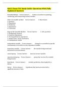 NAS 2 Exam TCC Study Guide&colon; Questions With Fully Explained Answers