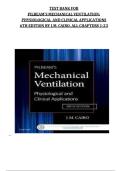 Test Bank for Pilbeam's Mechanical Ventilation- Physiological and Clinical Applications 8th Edition by James M&period; Cairo&comma; All 23 Chapters 9780323871648 Complete Guide A&plus;