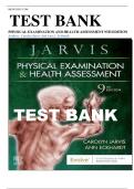 Test Bank For Physical Examination and Health Assessment 9th Edition by Carolyn Jarvis&vert;&vert;ISBN&colon;9780323809849