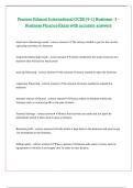 Pearson Edexcel International GCSE &lpar;9-1&rpar; Business - 3 - Business Finance Exam with accurate detailed answers 