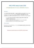ME2 SWE Study Guide 2026 &ndash; 125 High-Value Questions & Answers