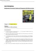 Solution Manual for Fundamentals of Investments&colon; Valuation and Management by Steve Dolvin &vert;ISBN&colon; 9781266273131&vert; Chapter 1-21 &comma; Guide A&plus;