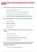   SITECORE CERTIFICATION EXAM 2025&sol;2026 WITH 100&percnt; ACCURATE ANSWERS
