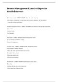 Intro to Management Exam 1 with precise detailed answers&period;