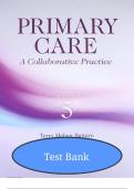 Primary Care&colon; A Collaborative Practice&comma; 5th Edition &ndash; Complete Test Bank Chapters 1&ndash;50 with Verified Questions & Correct Answers &vert; Terry Mahan Buttaro&comma; JoAnn Trybulski&comma; Patricia Polgar-Bailey & Joanne Sandberg-Cook