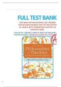 Test Bank For Philosophies and Theories for Advanced Nursing Practice 3rd Edition By Janie B. Butts 9781284112245 Chapter 1-26 Complete Guide .