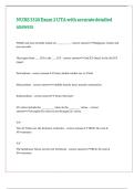 NURS 3320 Exam 2 UTA with accurate detailed answers