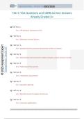 FAC-C Test Questions and 100&percnt; Correct Answers  Already Graded A&plus;