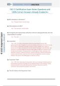 FAC-C Certification Exam Notes Questions and  100&percnt; Correct Answers Already Graded A&plus;