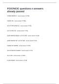 FCIC&sol;NCIC questions n answers already passed