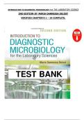 Introduction to Diagnostic Microbiology for the Laboratory Science&comma; 2nd Edition &ndash; Maria Dannessa Delost &ndash; Complete Test Bank &lpar;Chapters 1&ndash;24&rpar;