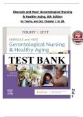 Ebersole and Hess&rsquo; Gerontological Nursing & Healthy Aging&comma; 6th Edition &ndash; Theris A&period; Touhy & Kathleen F&period; Jett &ndash; Complete Test Bank &lpar;Chapters 1&ndash;28&rpar;