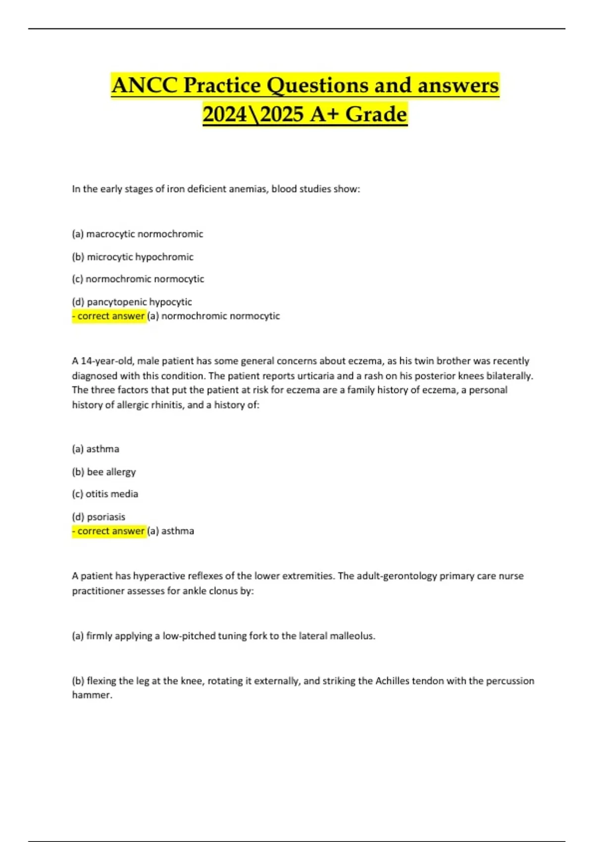ANCC PMHNP Certification Exam Prep – Updated Study Guide with Practice ...