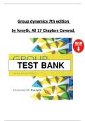 Group Dynamics&comma; 7th Edition &ndash; Donelson R&period; Forsyth &ndash; Complete Verified Test Bank &lpar;Chapters 1&ndash;17&rpar;