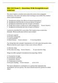 NSG 245 Exam 2 &ndash; Questions With Straightforward Solutions