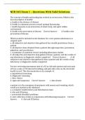 NUR 245 Exam 1 &ndash; Questions With Valid Solutions