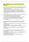 NSG 245 Midterm Exam &ndash; Questions With Definite Solutions 