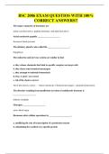 BSC 2086 EXAM QUESTIOS WITH 100&percnt; CORRECT ANSWERS&excl;