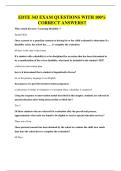 EDTE 343 EXAM QUESTIONS WITH 100&percnt; CORRECT ANSWERS