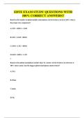 EDTE EXAM STUDY QUESTIONS WITH 100&percnt; CORRECT ANSWERS
