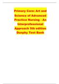 &colon; Test Bank for Nursing and Health Sciences &vert; Verified Questions and Answers