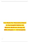 Nursing and Health Sciences Test Bank &vert; Verified Questions and Answers