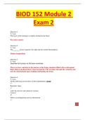 BIOD 152 Module 2  Exam 2
