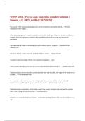 WHNP APEA 3P exam study guide with complete solution &vert;  Graded A&plus; &vert; 100&percnt; verified &lbrack;2025&sol;2026&rsqb;