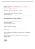 ATI Comp Predictor Study Guide Questions and Answers  2026 with complete solution