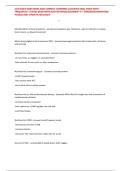 BUNDLE DEAL FOR AANP  ACTUAL LATEST  EXAM QUESTIONS WITH100&percnt;  CORRECT  VERFIED SOLUTIONS  &vert;  ALREADY  GRADED A&plus;