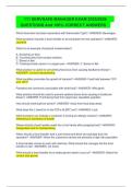 111 SERVSAFE MANAGER EXAM 2025&sol;2026 QUESTIONS AND 100&percnt; CORRECT ANSWERS &vert; RATED A&plus;