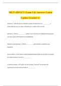 MGT-420 GCU Exam & Answers Latest Update Graded A&plus;