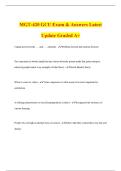 MGT-420 GCU Exam & Answers Latest Update Graded A&plus;