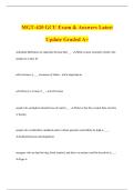 MGT-420 GCU Exam & Answers Latest Update Graded A&plus;