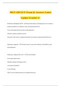 MGT-420 GCU Exam & Answers Latest Update Graded A&plus;