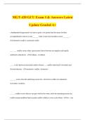MGT-420 GCU Exam 3 & Answers Latest Update Graded A&plus;