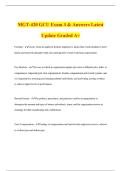 MGT-420 GCU Exam 3 & Answers Latest Update Graded A&plus;
