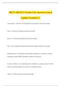 MGT-420 GCU Exam 3 & Answers Latest Update Graded A&plus;