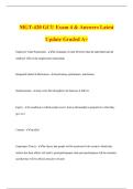 MGT-420 GCU Exam 4 & Answers Latest Update Graded A&plus;