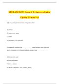 MGT-420 GCU Exam 4 & Answers Latest Update Graded A&plus;