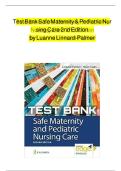 TEST BANK For Safe Maternity & Pediatric Nursing Care 2nd Edition by Luanne Linnard-Palmer & Gloria Haile Coats &comma; ISBN&colon; 9780803697348 &vert;COMPLETE TEST BANK&vert; Guide A&plus;