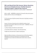 EPA Lead Based Paint Risk Assessor Review Questions And Correct Detailed Answers &lpar;Verified Answers&rpar; &vert;Already Graded A&plus;&vert;&vert;Brand New Version&excl;&excl;