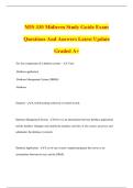MIS 330 Midterm Study Guide Exam Questions And Answers Latest Update Graded A+