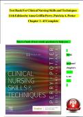 TEST BANK FOR Clinical Nursing Skills and Techniques 11th Edition by Anne G&period; Perry ISBN&colon;978-0443107184 ALL CHAPTERS COVERED YOUR ULTIMATE GUIDE 100&percnt; VERIFIED A&plus; GRADE ASSURED&excl;&excl;&excl;&excl;&excl;&excl; NEW LATEST UPDATE&excl;&excl;&excl;&excl;&excl;&excl;