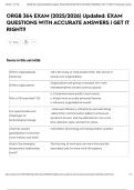 ORGB 364 EXAM &lpar;2025&sol;2026&rpar; Updated&colon; EXAM QUESTIONS WITH ACCURATE ANSWERS &vert; GET IT RIGHT&excl;&excl;