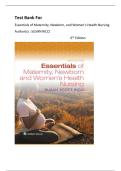 Test Bank For Essentials of Maternity&comma; Newborn&comma; and Women's Health Nursing 6th Edition &comma; By  SUSAN RICCI&comma; All Chapters 1-51&vert; Latest 2025