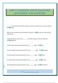 ESB V2 CERTIFICATION EXAM 2025 QUESTIONS AND ANSWERS