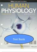 Test Bank &ndash; Human Physiology&comma; 2nd Edition &lpar;Bryan H&period; Derrickson&rpar; &ndash; Complete Chapters &ndash; ISBN&colon; 9781119497776