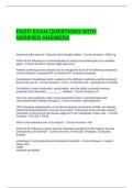 FAGD EXAM QUESTIONS WITH VERIFIED ANSWERS &vert; GRADED A
