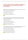 HESI RN EXIT EXAM WITH NGN LATEST VERSION B 2025-2026&sol;HESI EXIT RN NEXT GENERATION EXAM ALL 160 QUESTIONS AND CORRECT DETAILED ANSWERS